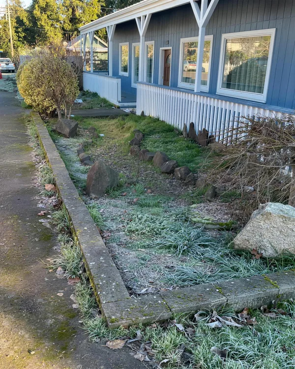 Front bed rebuilt, before
